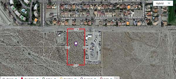5 Acres of Residential Land for Sale in Desert Hot Springs, California