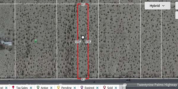 1.25 Acres of Residential Land for Sale in Joshua Tree, California