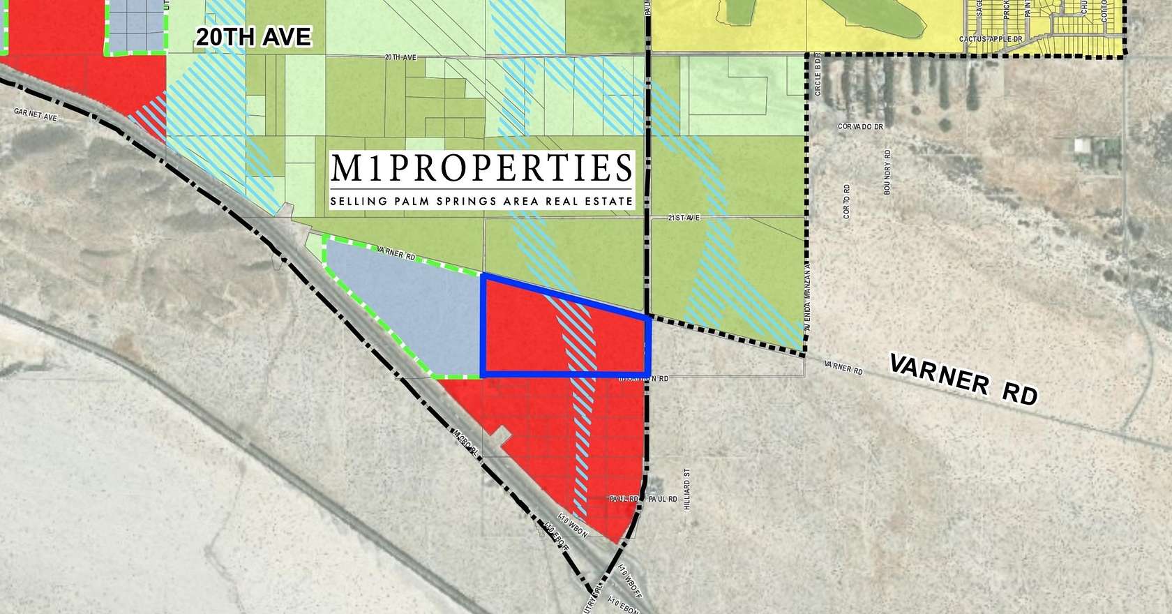 76 Acres of Land for Sale in Desert Hot Springs, California