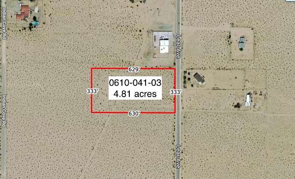 4.8 Acres of Land for Sale in Twentynine Palms, California