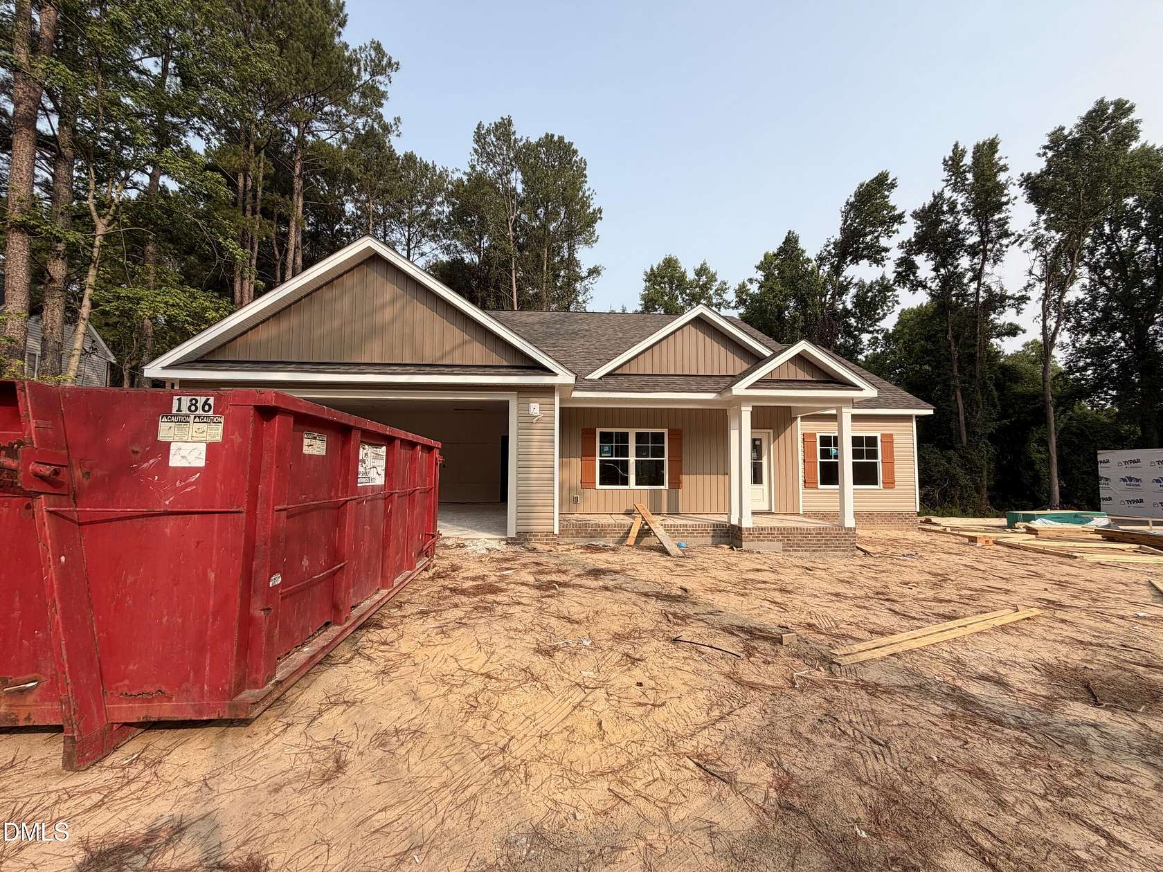 3.68 Acres of Land with Home for Sale in Deep Run, North Carolina