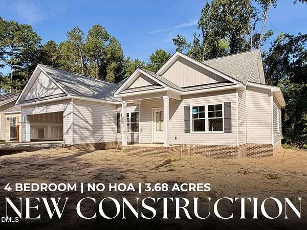 3.68 Acres of Land with Home for Sale in Deep Run, North Carolina
