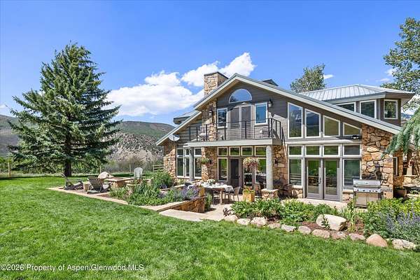 37.4 Acres of Land with Home for Sale in Basalt, Colorado