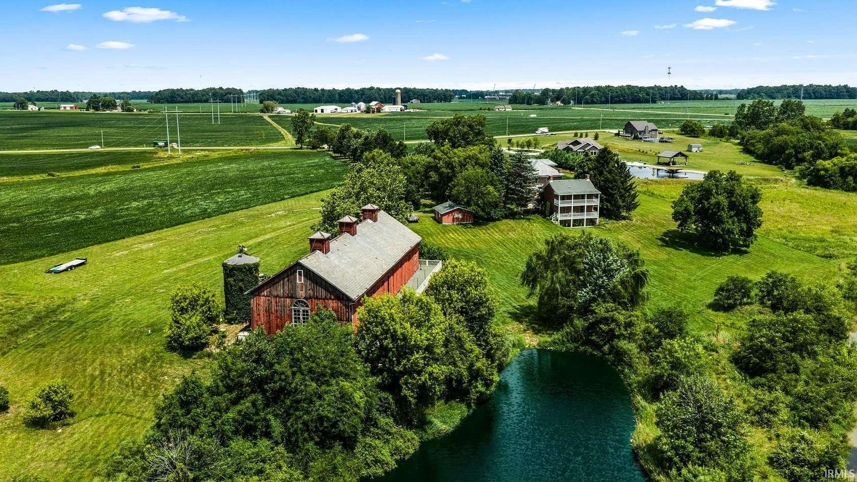22.5 Acres of Land with Home for Sale in Fort Wayne, Indiana