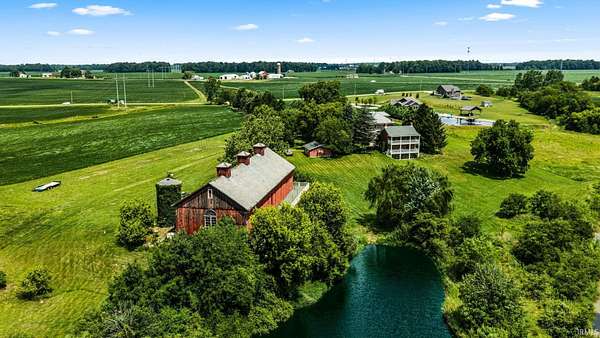 22.5 Acres of Land with Home for Sale in Fort Wayne, Indiana