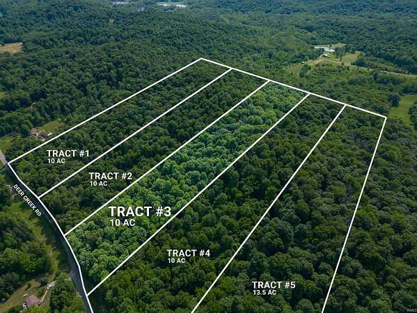 10 Acres of Recreational & Residential Land for Sale in Cannelton, Indiana
