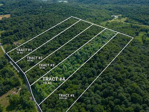 10 Acres of Recreational & Residential Land for Sale in Cannelton, Indiana