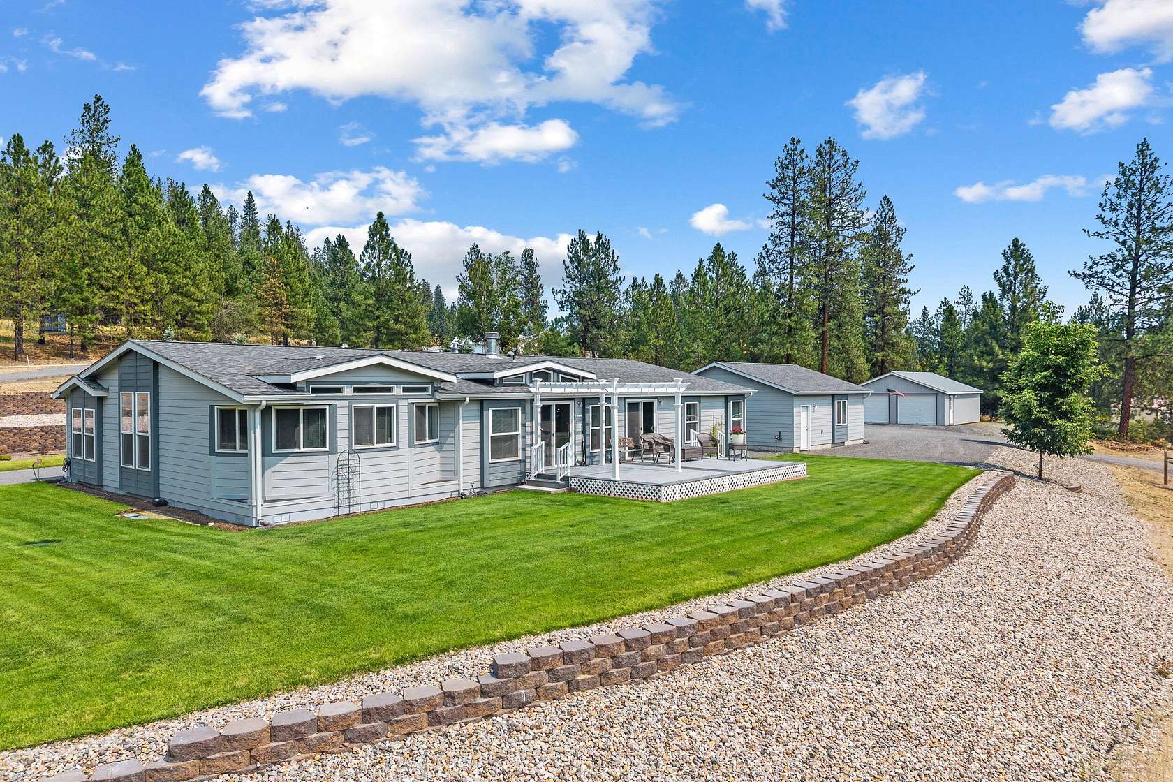 3.5 Acres of Land with Home for Sale in Chewelah, Washington