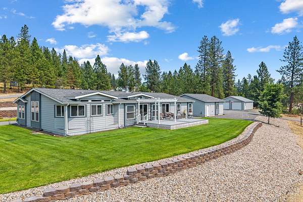 3.5 Acres of Land with Home for Sale in Chewelah, Washington