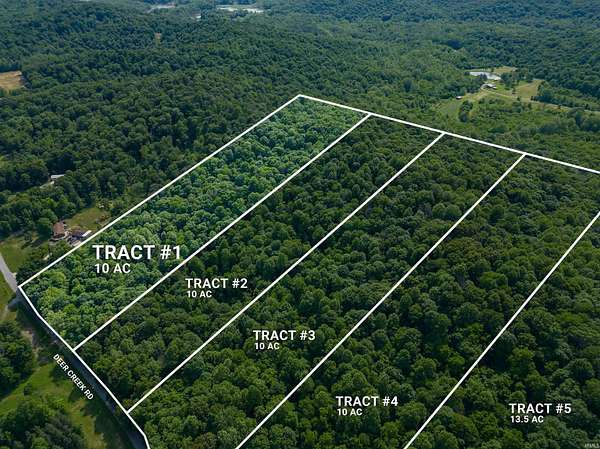 10 Acres of Recreational & Residential Land for Sale in Cannelton, Indiana