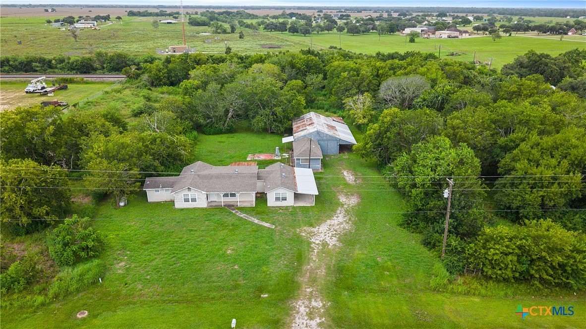 3.15 Acres of Land with Home for Sale in Edna, Texas
