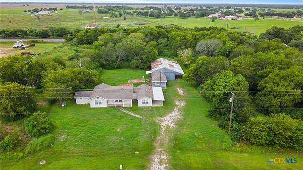 3.15 Acres of Land with Home for Sale in Edna, Texas