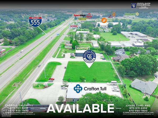 1.1 Acres of Commercial Land for Sale in Jonesboro, Arkansas