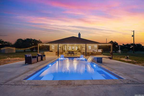 6.4 Acres of Land with Home for Sale in Canyon Lake, Texas