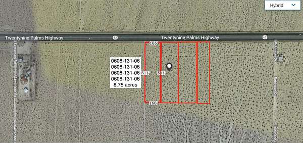 8.75 Acres of Land for Sale in Joshua Tree, California