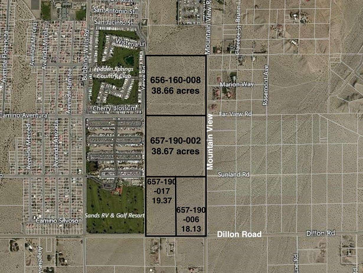 114 Acres of Land for Sale in Desert Hot Springs, California