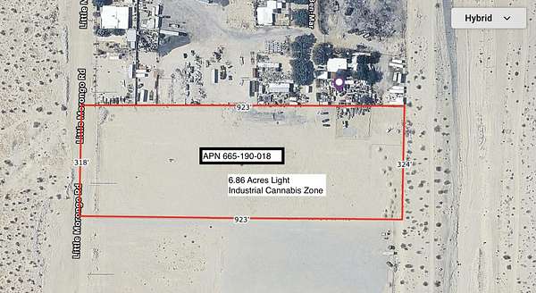 6.86 Acres of Commercial Land for Sale in Desert Hot Springs, California