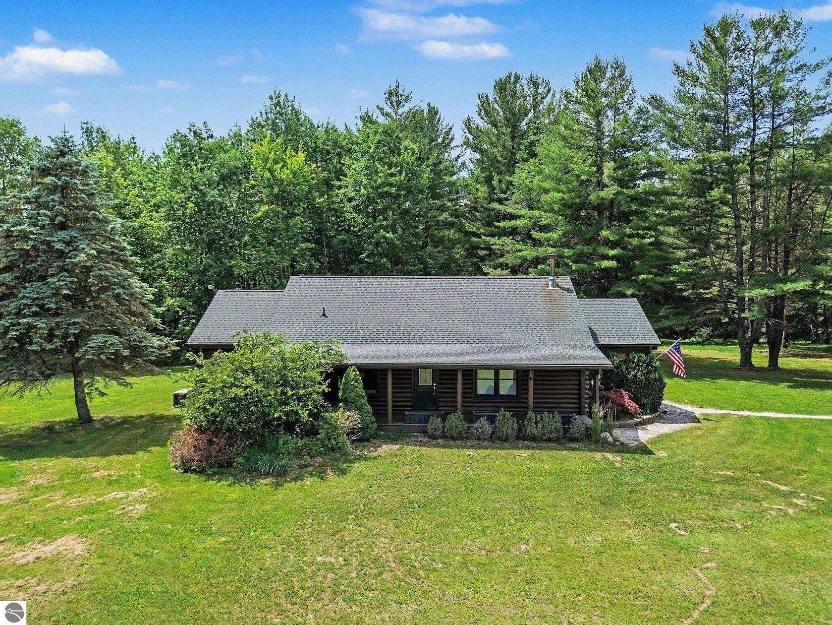 20 Acres of Recreational Land with Home for Sale in Shepherd, Michigan