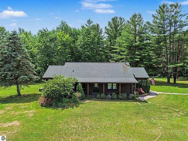 20 Acres of Recreational Land with Home for Sale in Shepherd, Michigan
