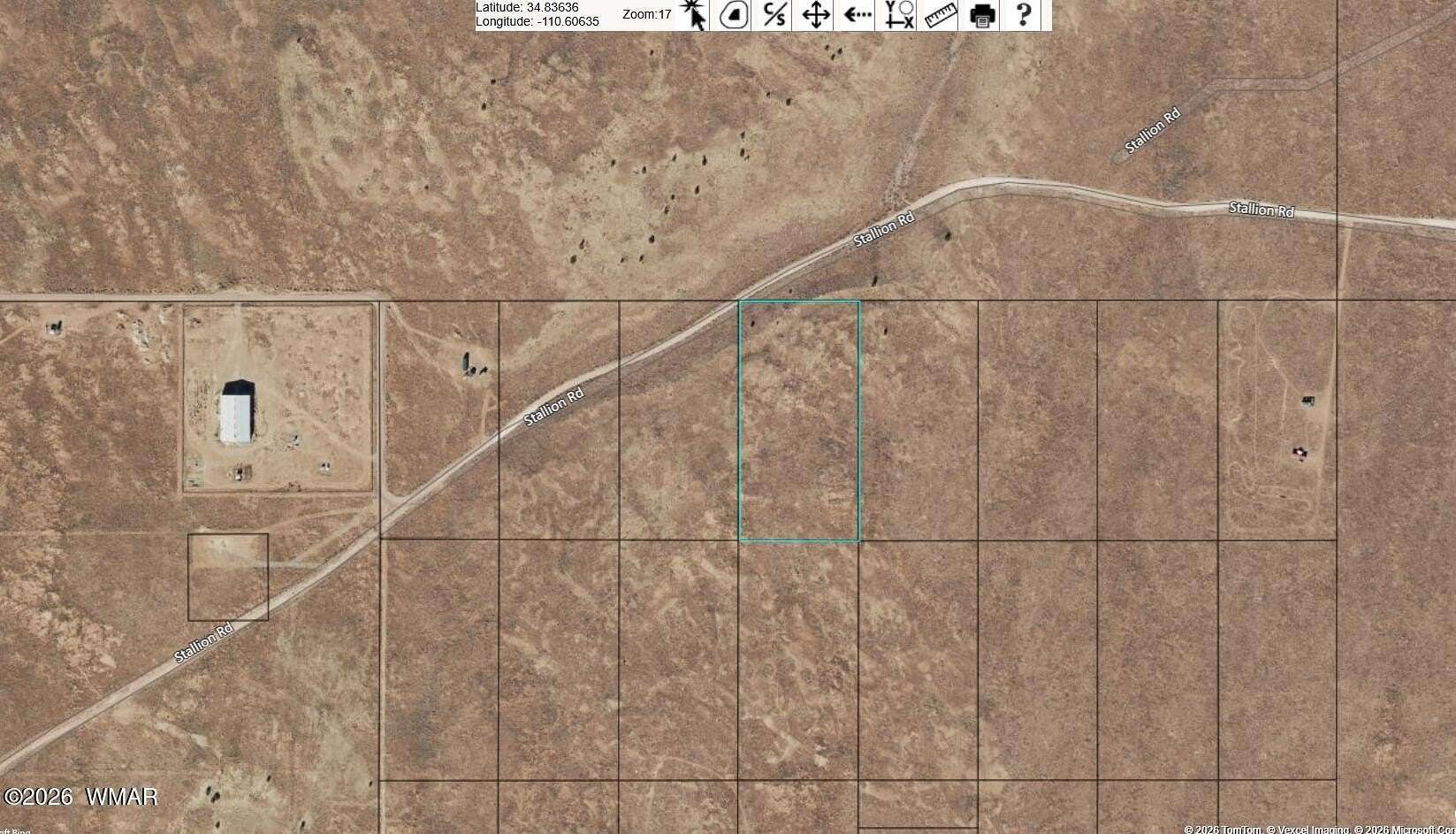 317 Acres of Land for Sale in Winslow, Arizona