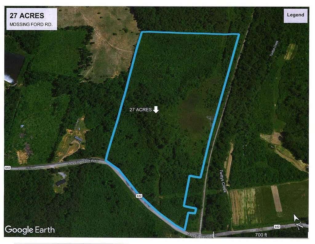 27.8 Acres of Recreational Land for Sale in Drakes Branch, Virginia