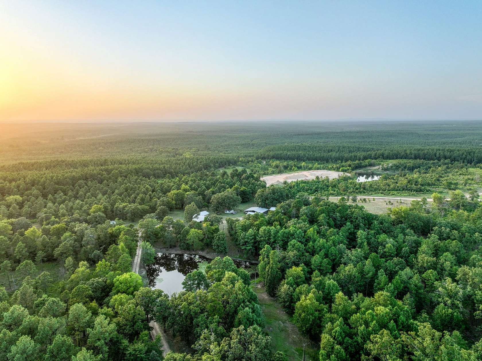 113 Acres of Land with Home for Sale in Wright City, Oklahoma