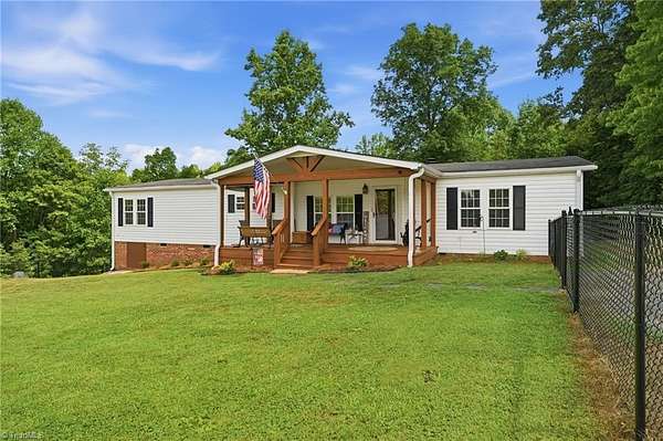 2 Acres of Land with Home for Sale in East Bend, North Carolina