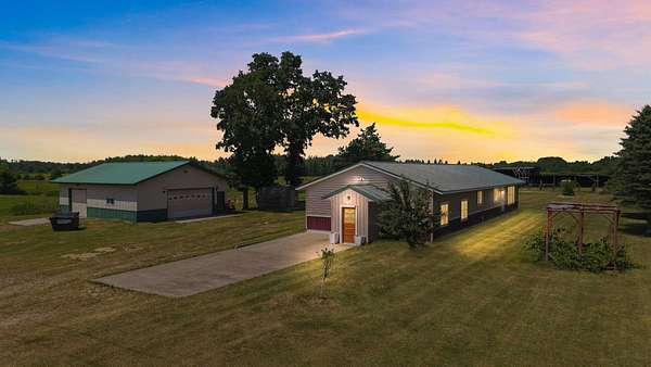 10 Acres of Land with Home for Sale in Little Falls, Minnesota