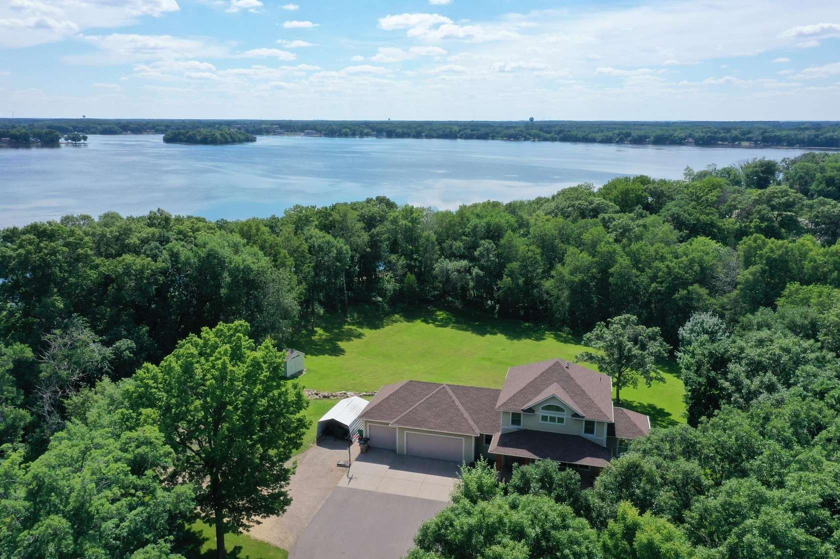 4.8 Acres of Land with Home for Sale in Zimmerman, Minnesota