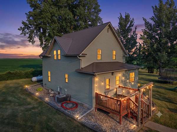 11.3 Acres of Land with Home for Sale in Evansville, Minnesota