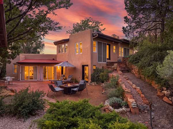 1.59 Acres of Land with Home for Sale in Santa Fe, New Mexico
