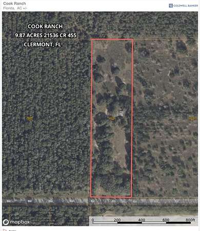 9.87 Acres of Land for Sale in Clermont, Florida
