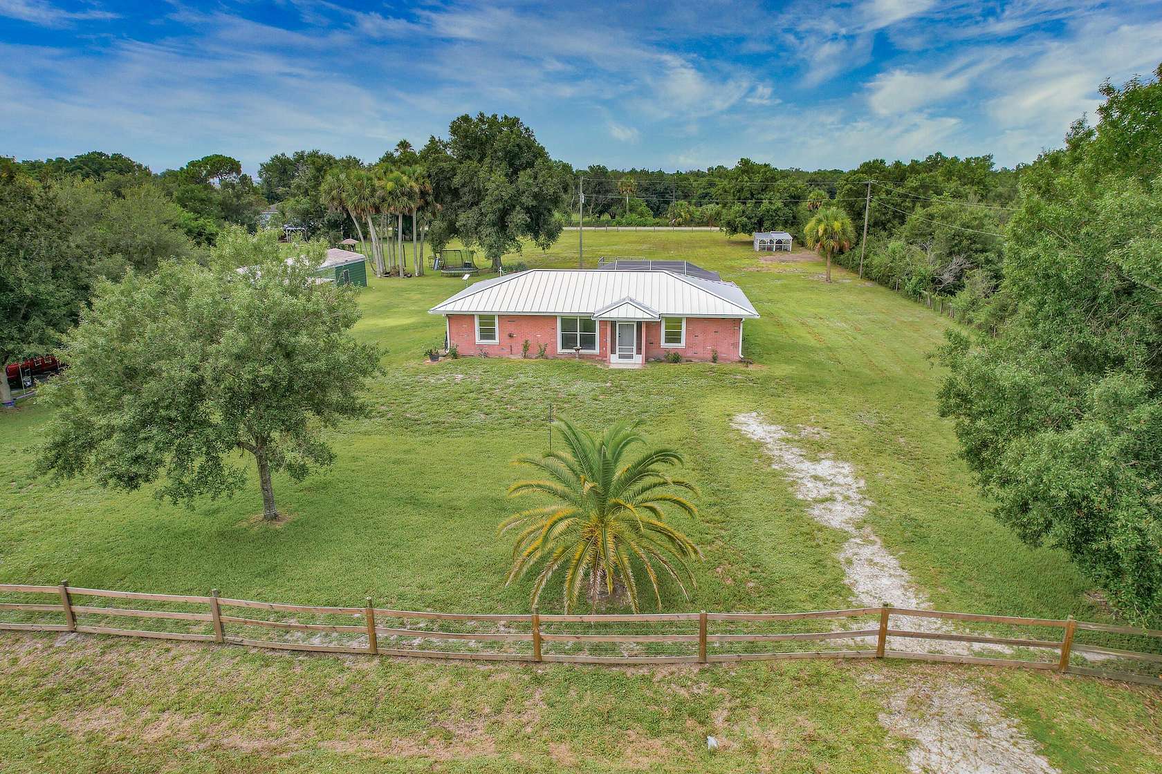 2 Acres of Land with Home for Sale in Okeechobee, Florida