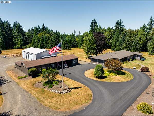 9.87 Acres of Land with Home for Sale in Boring, Oregon