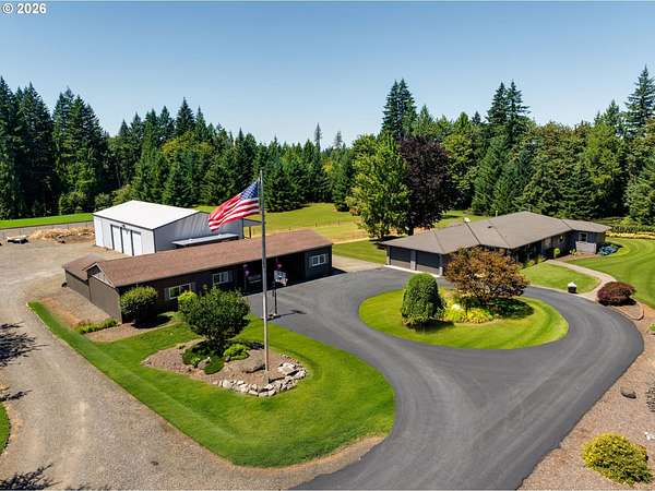 9.87 Acres of Land with Home for Sale in Boring, Oregon