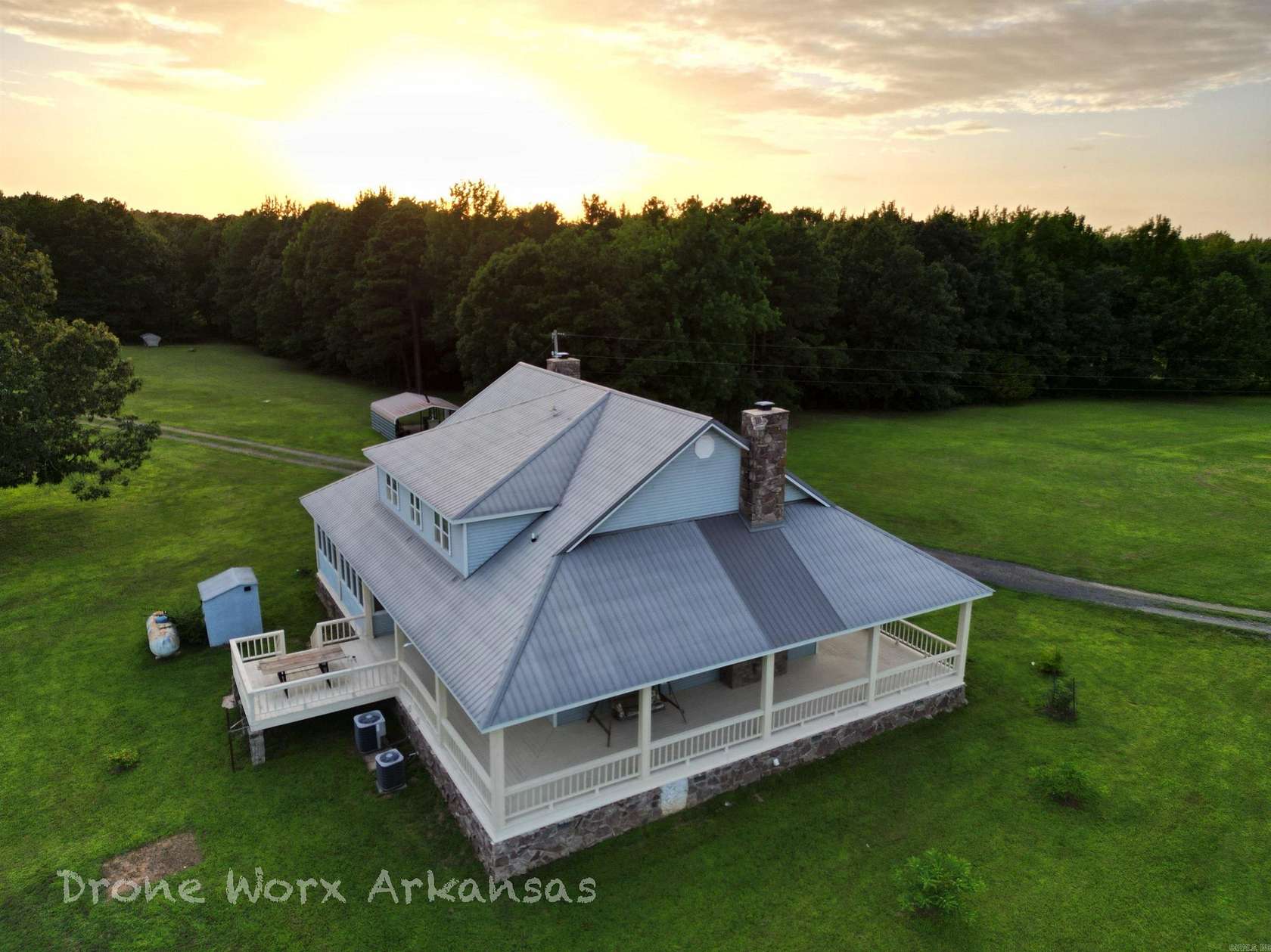 80 Acres of Recreational Land with Home for Sale in Marshall, Arkansas