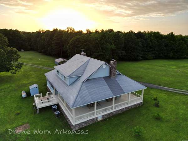 80 Acres of Recreational Land with Home for Sale in Marshall, Arkansas
