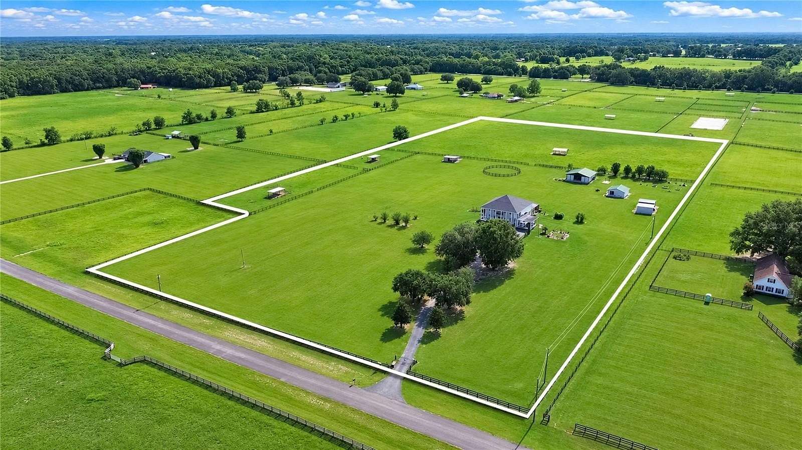 16.2 Acres of Land with Home for Sale in Anthony, Florida