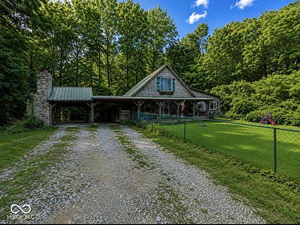 7 Acres of Land with Home for Sale in Laurel, Indiana