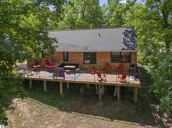 10 Acres of Recreational Land with Home for Sale in Wellston, Michigan