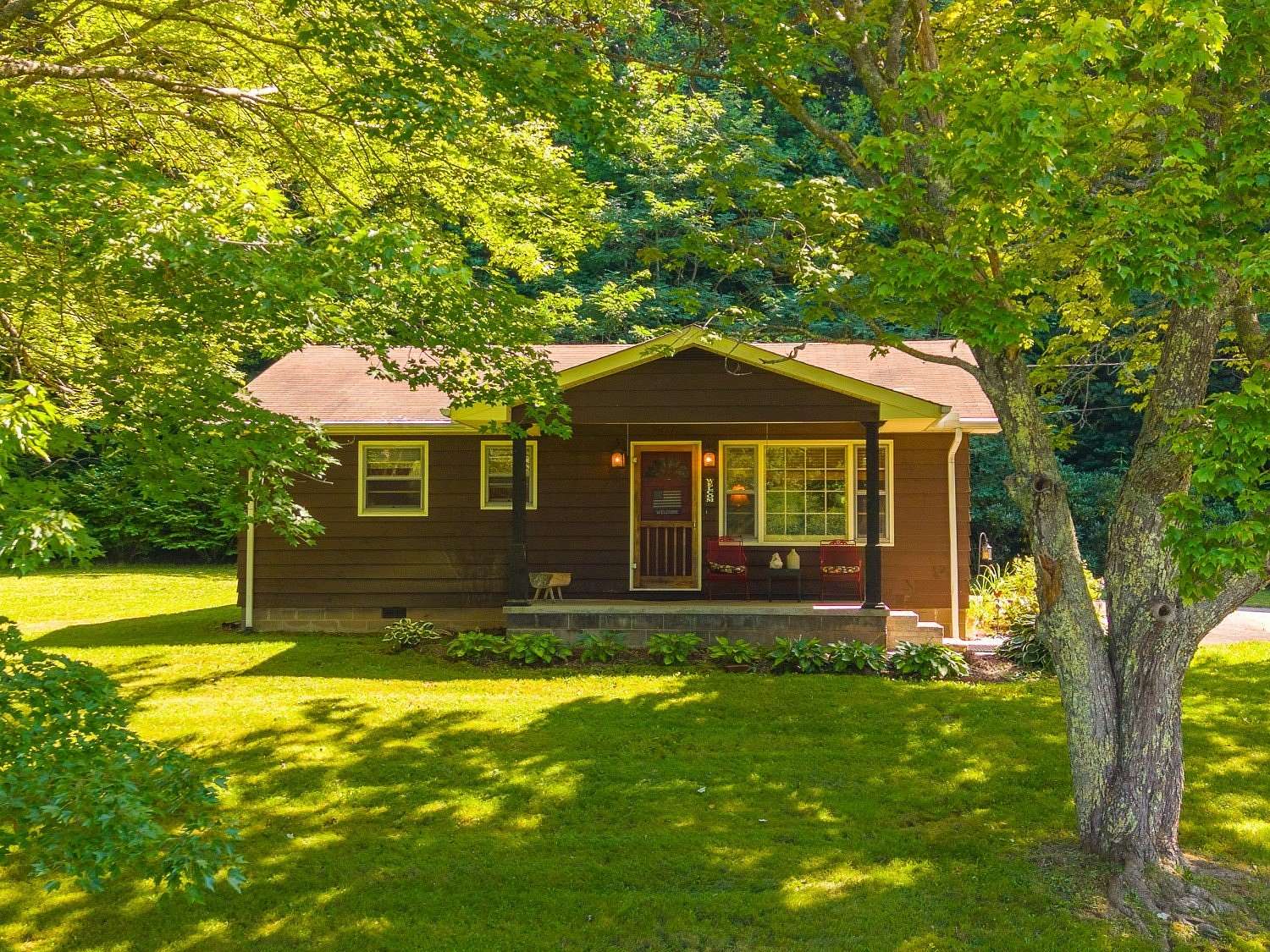 2.6 Acres of Land with Home for Sale in Scaly Mountain, North Carolina