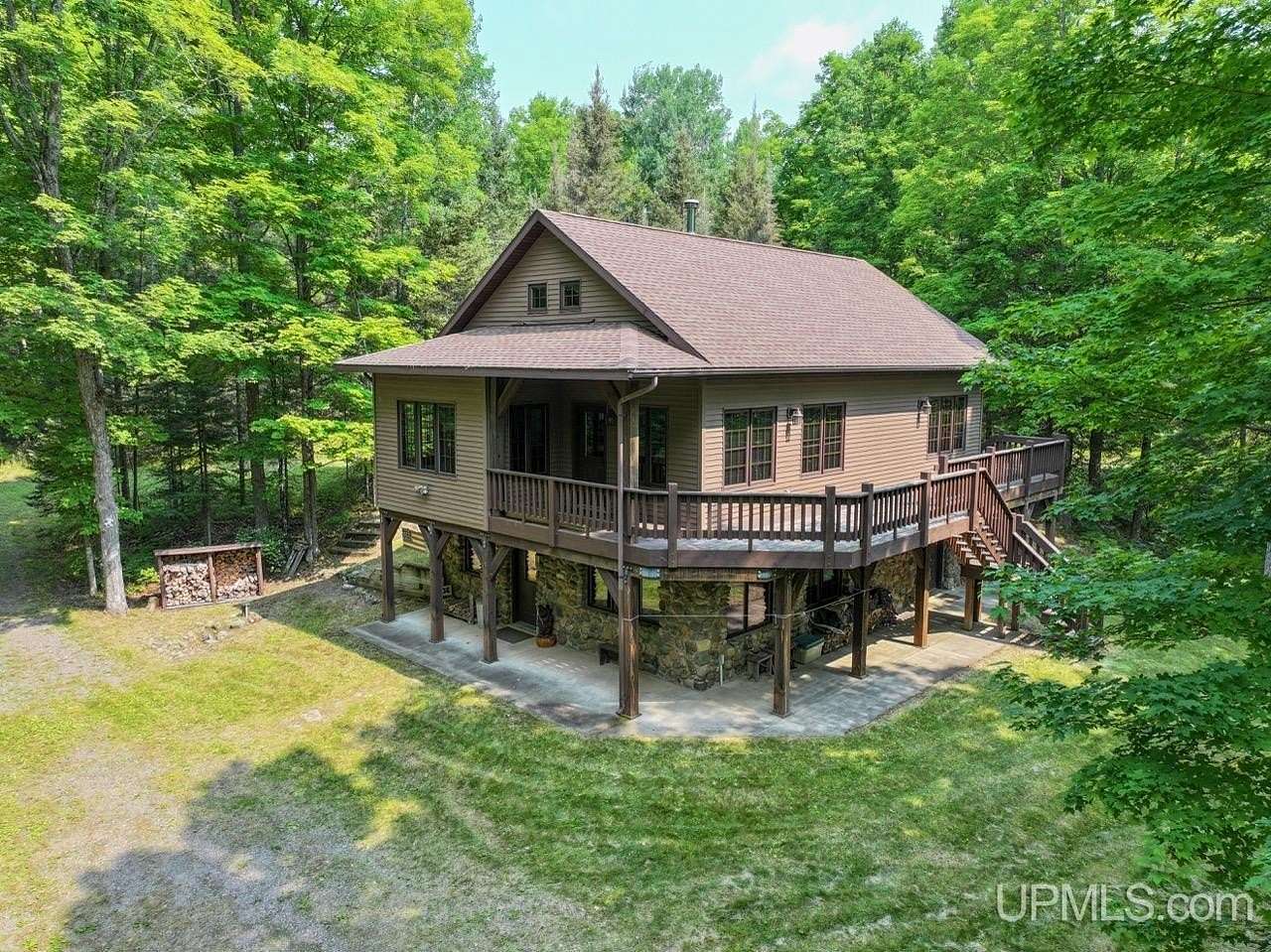 2.82 Acres of Land with Home for Sale in Crystal Falls, Michigan
