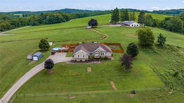 5 Acres of Land with Home for Sale in Nashport, Ohio