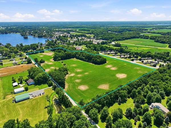 31.1 Acres of Mixed-Use Land for Sale in North Webster, Indiana