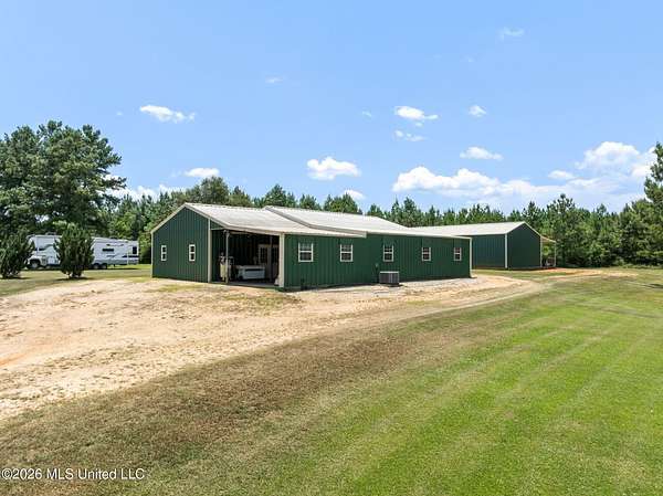 53 Acres of Land with Home for Sale in Sandy Hook, Mississippi
