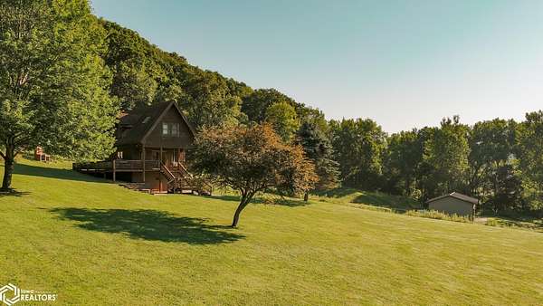 42.3 Acres of Recreational Land with Home for Sale in Dorchester, Iowa