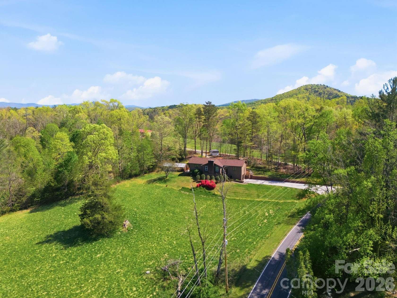 48 Acres of Land with Home for Sale in Marion, North Carolina
