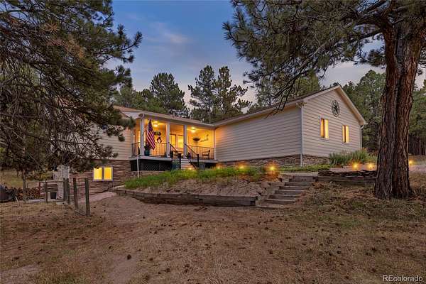 7.39 Acres of Land with Home for Sale in Elbert, Colorado