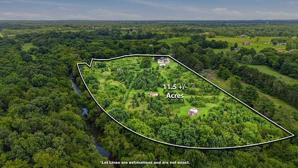 11.5 Acres of Land with Home for Sale in Lewisburg, Tennessee