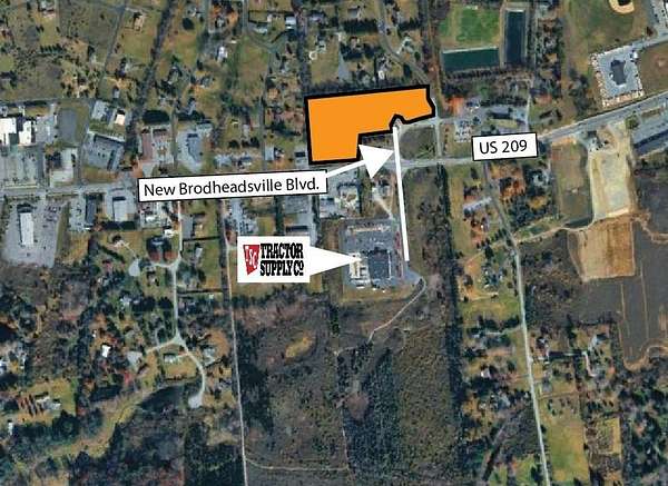 6.7 Acres of Commercial Land for Sale in Chestnuthill Township, Pennsylvania